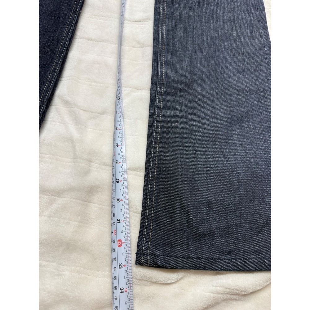 Jacob Dark Blue Flare Jeans - Picture 6 of 8